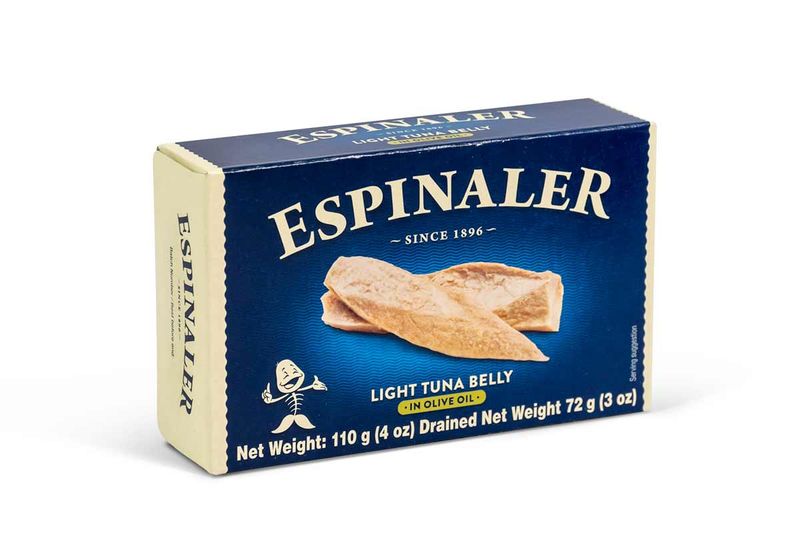 Yellowfin Light Tuna Belly in Olive Oil, Espinaler - 112g
