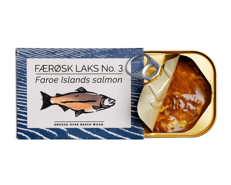 Faroe Islands Salmon Smoked Over Beech Wood, Fangst- 110g