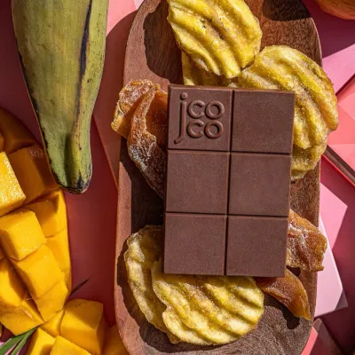 Mango Plantain Milk Chocolate 47% Mini, Jcoco -1oz