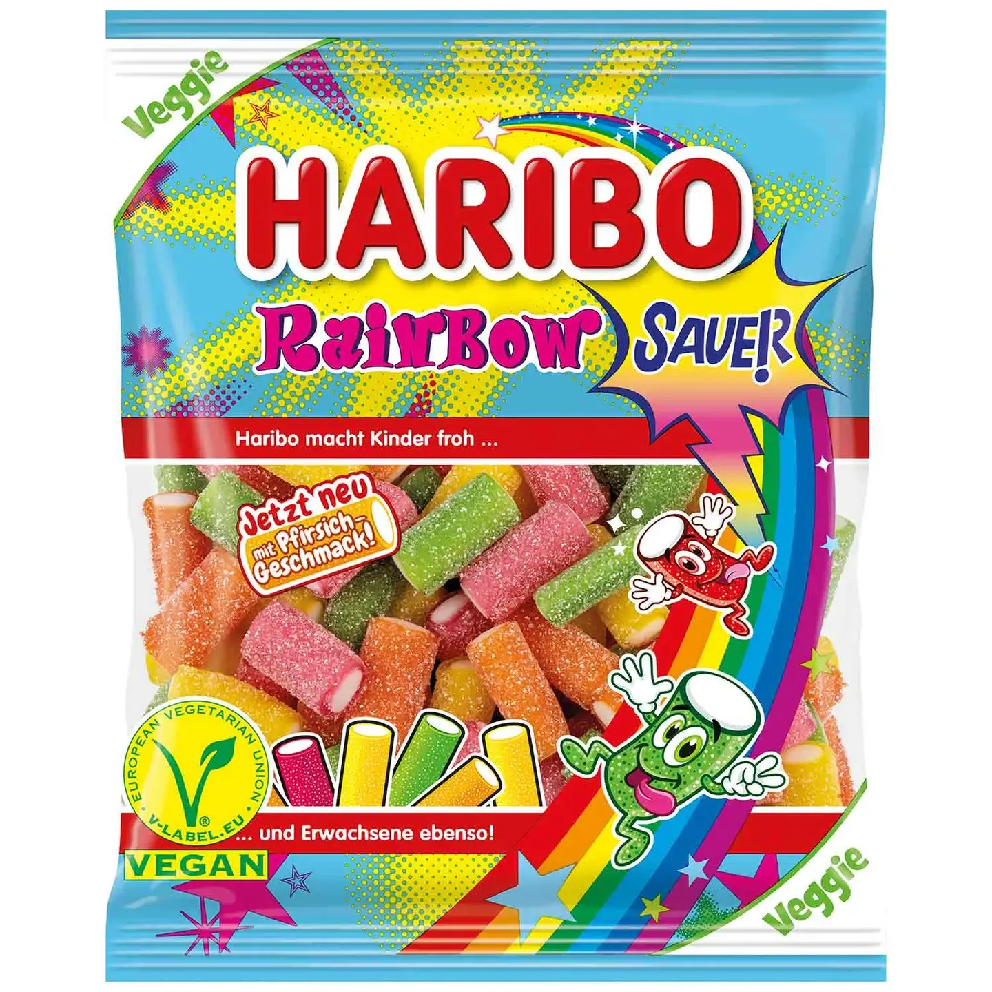 Rainbow Fizz Sauer (Germany), Haribo- 160g