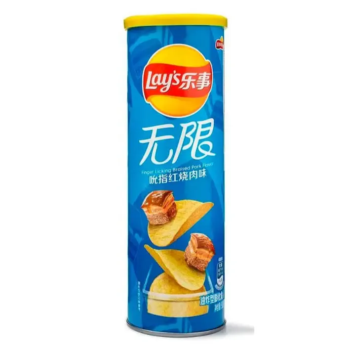 Braised Pork (China), Lays Stax- 90g