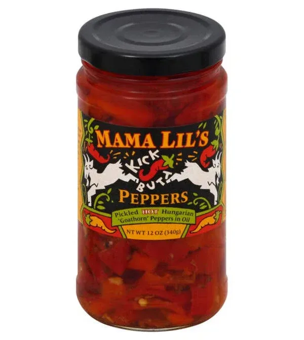 Mild Pepper's in Oil, Mama Lil's- 12oz