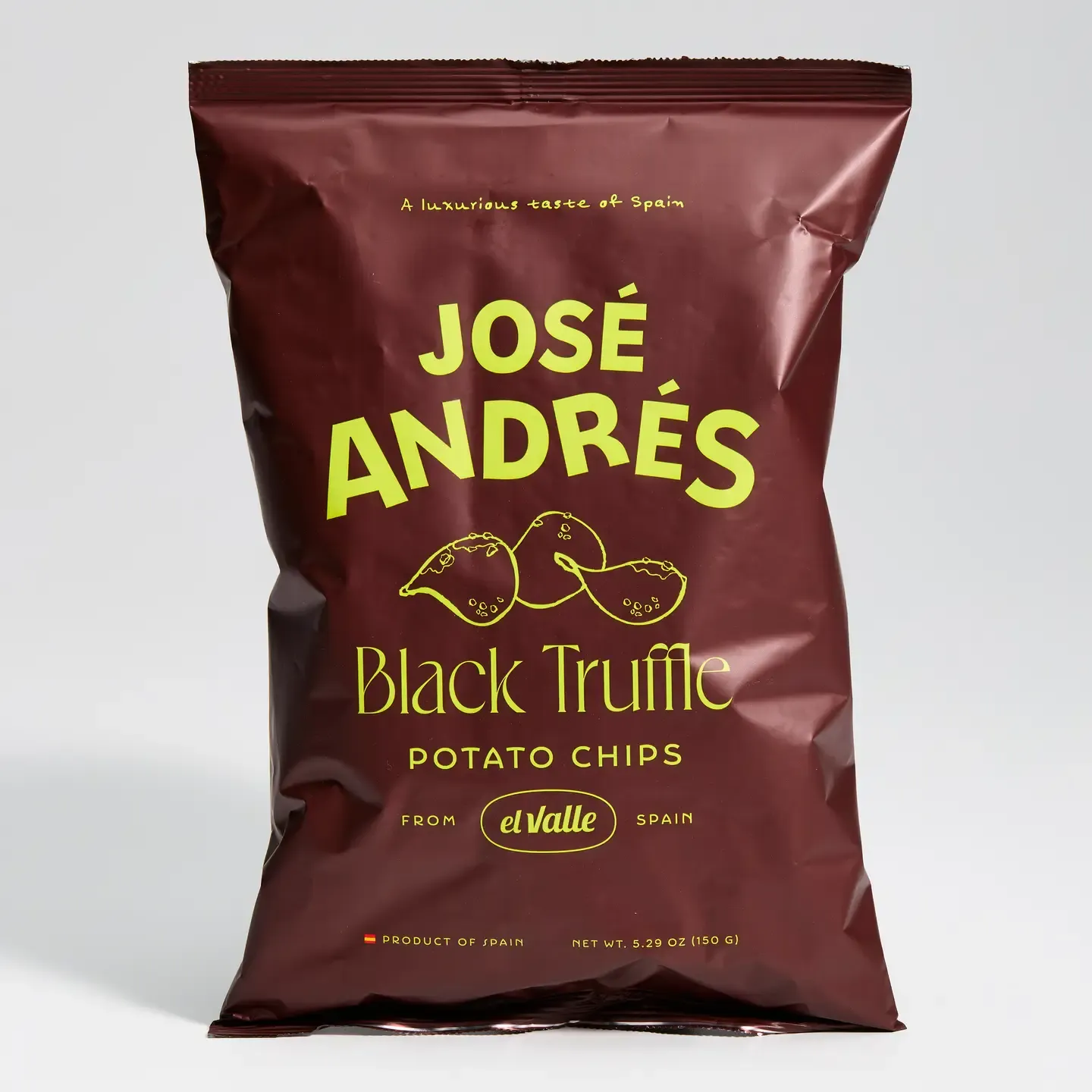 Black Truffle Potato Chips, José Andrés- 5.29 oz