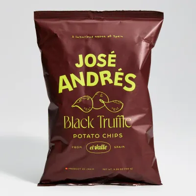 Black Truffle Potato Chips, José Andrés- 5.29 oz