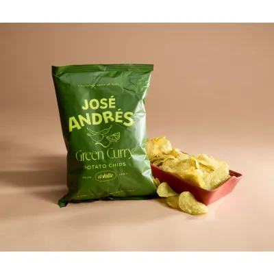 Green Curry Potato Chips, José Andrés- 5.29 oz
