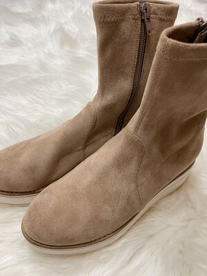Silent D Camel Bootie with Rubber Sole - Size 36