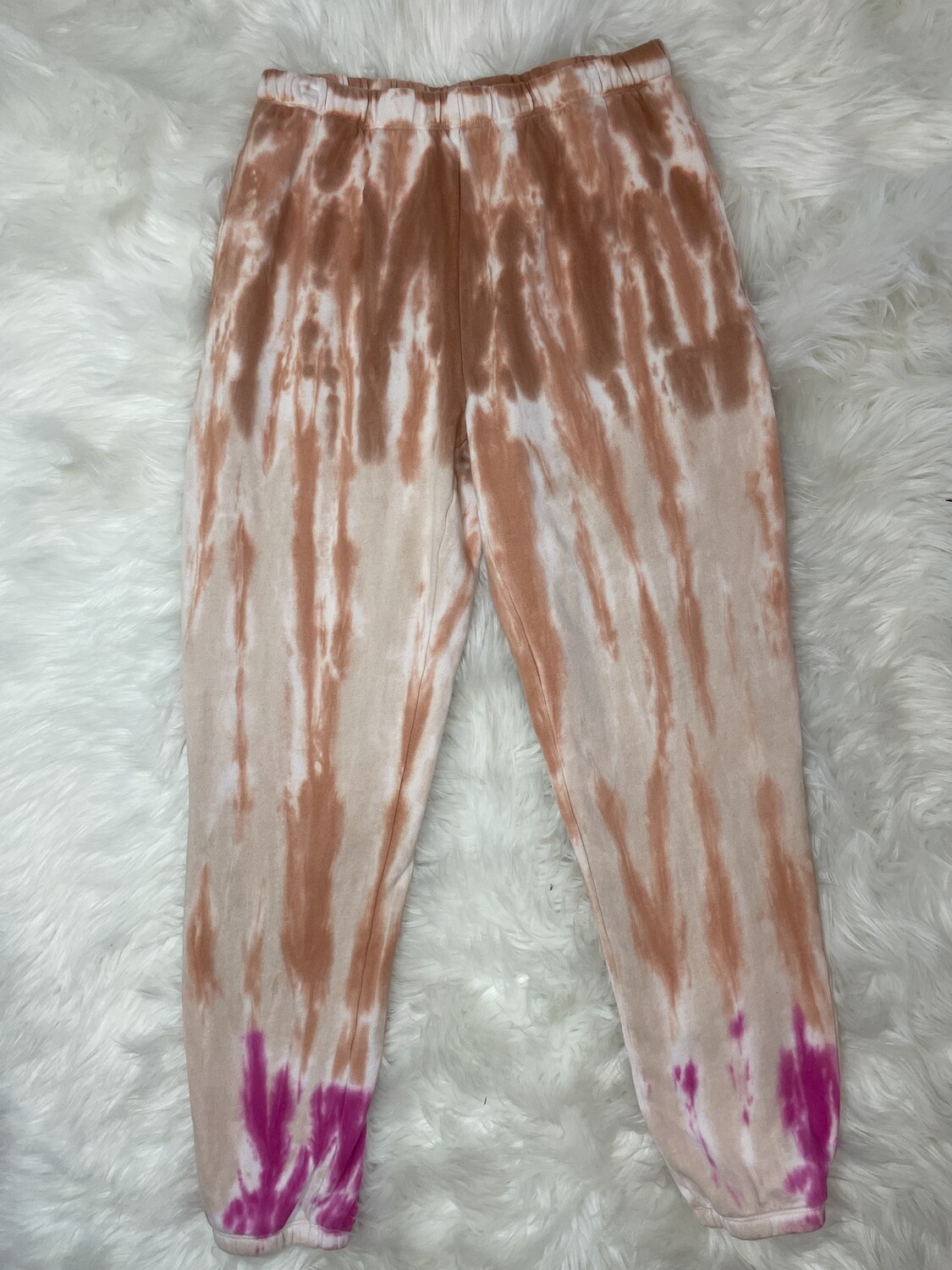 Z Supply Pink Tie Dye Loungewear Pants - S