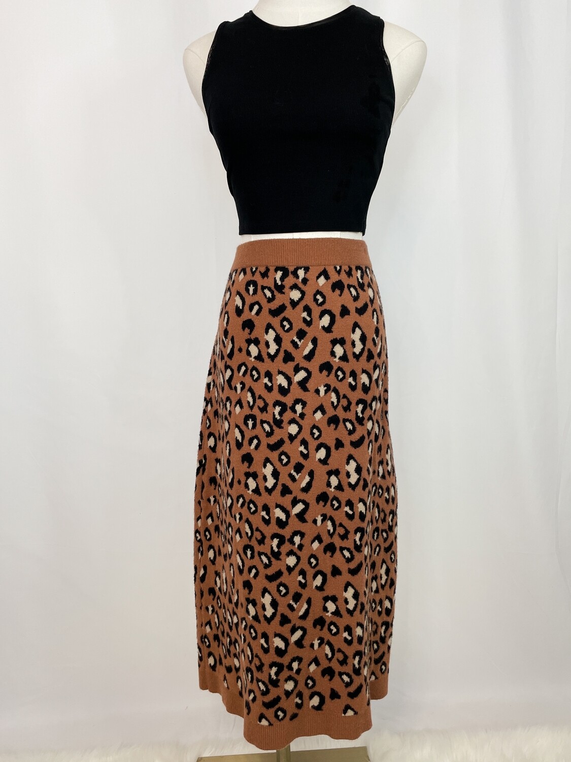 Halogen Leopard Print Skirt - Size 1