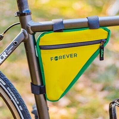 Velo Fahrrad Rahmentasche - gelb und grün - universal