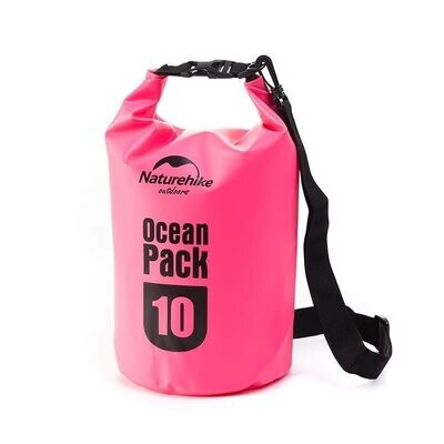 Wasserdichter OCEAN PACK 10 Liter - PVC - PINK