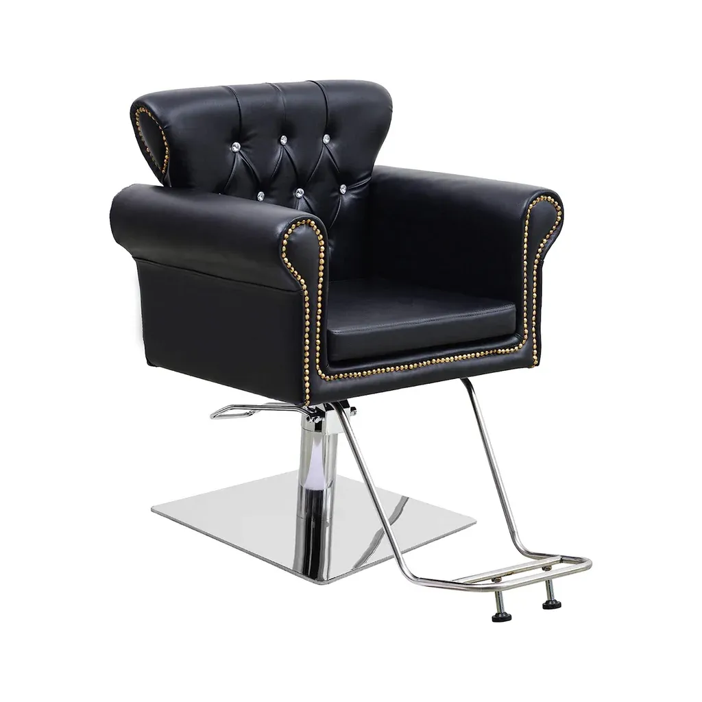 Silla estética belleza Alba Negro