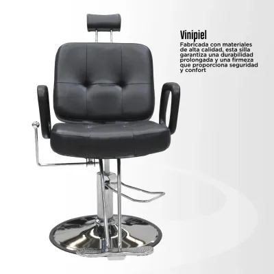 Silla de Estética Elena Negra