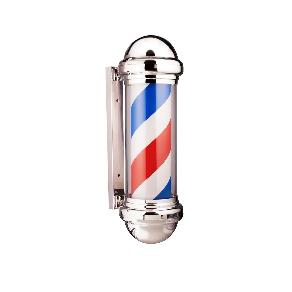 Poste Caramelo para Barbería Carlo Negro