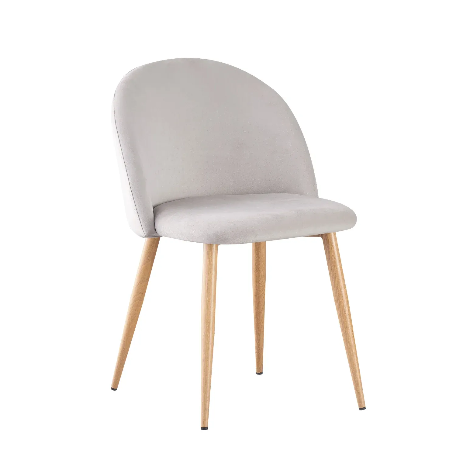 Silla Modernas Terciopelo Gris