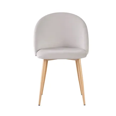 Silla Modernas Terciopelo Gris