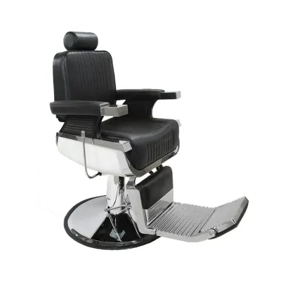 Sillón Barbería Milán Negro