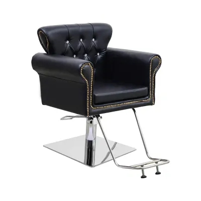 Silla estética belleza Alba Negro Silla estética belleza Alba Negro