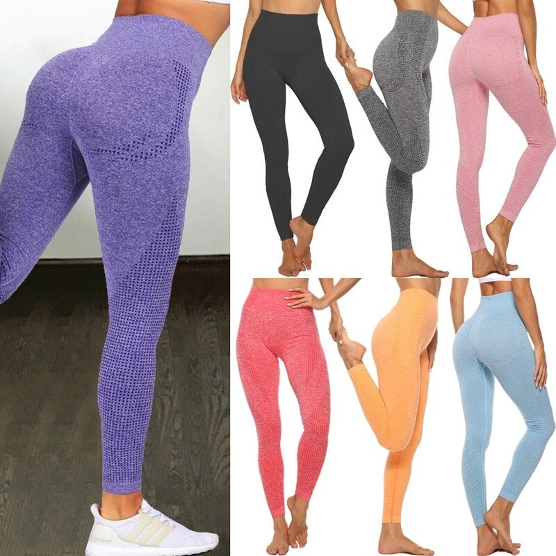 High Waist Seamless Leggings Push Up Leggings Sport Women Fitness Running Yoga Pants Energy Elastic Trousers Gym Girl Tights