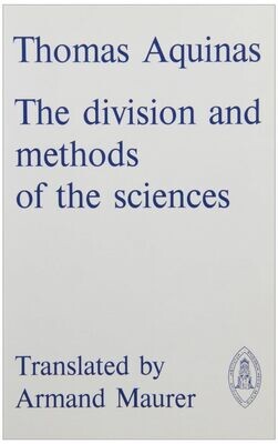 The Division and Methods of the Sciences