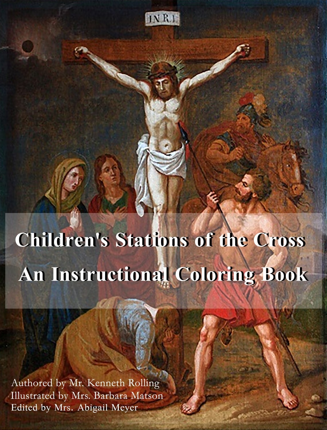 Children's Stations of the Cross: Instructional Coloring Book (Download)