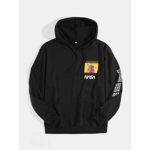 NASA- Cotton Graphic Hoodie