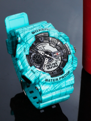 BOXER
Men Black Analogue and Digital Watch