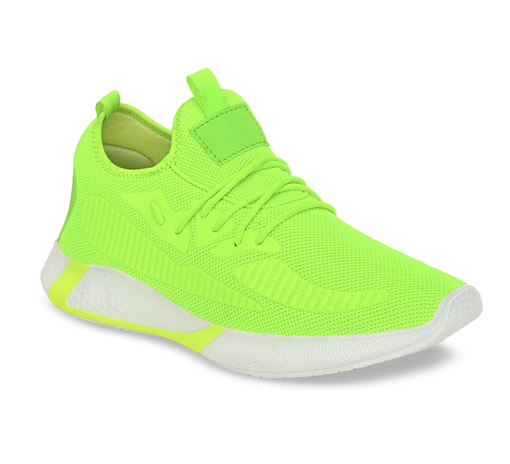 AfroJack
Fluorescent Woven Mid-Top Sneakers