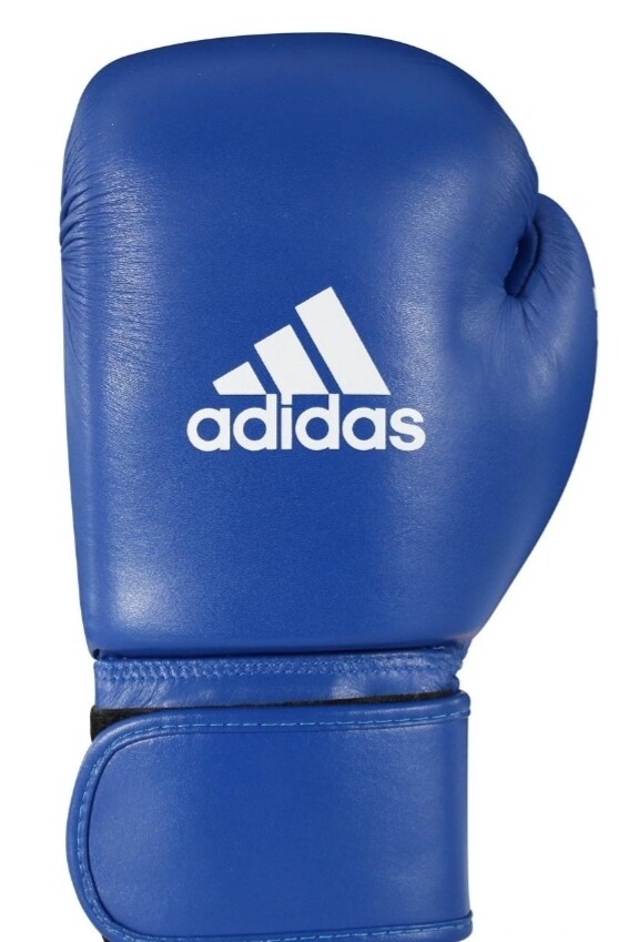 ADIDAS boksehansker AIBA og WAKO godkjent blå 