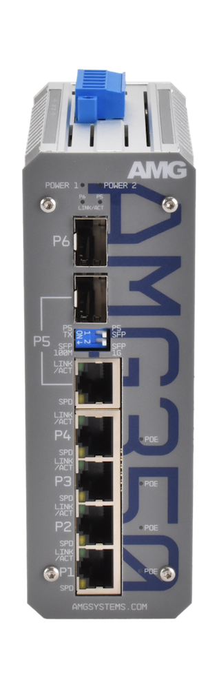 AMG350-4GAT-1C-1S-P120-LV - Uadministrert Switch