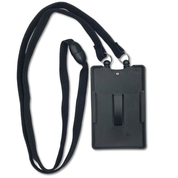 Sort Snor med jojo og kortholder