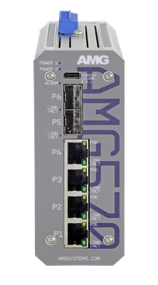 AMG570-4GAT-2S-P120 Administrert PoE Switch