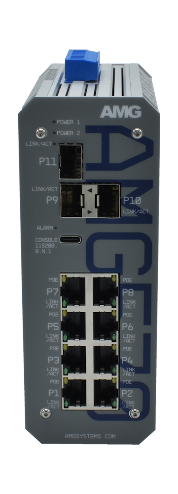 AMG570-8GAT-3S-P240 Administrert PoE Switch