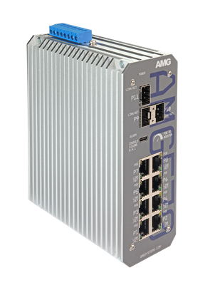 AMG570-8GAT-3S-P90-LV Administrert PoE Switch - LV Booster