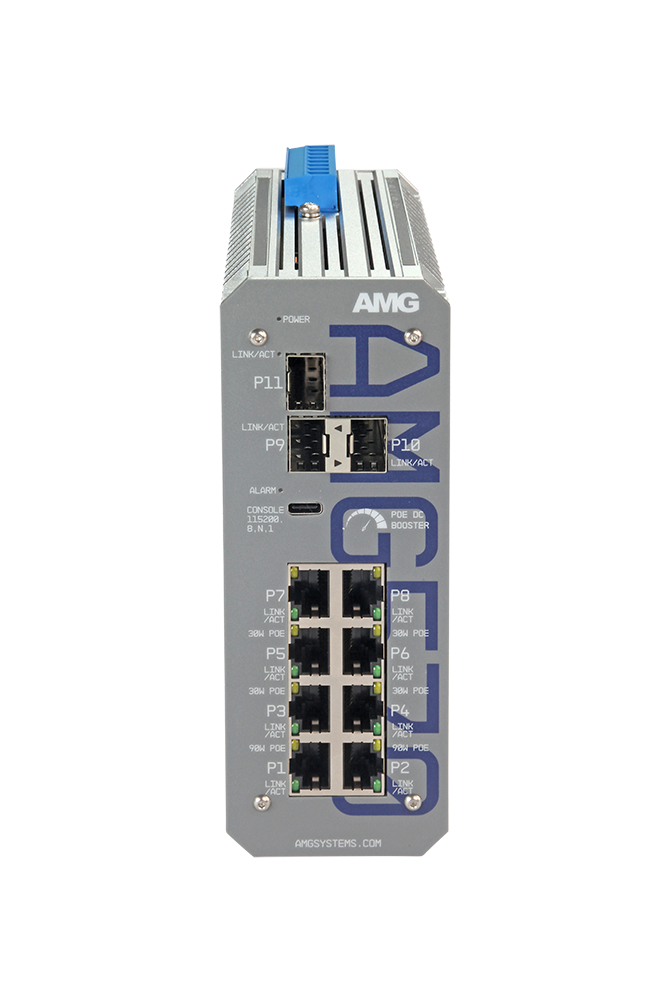 AMG570-2GBT-4GAT-2G-3S-P290-LV Administrert PoE Switch LV Booster