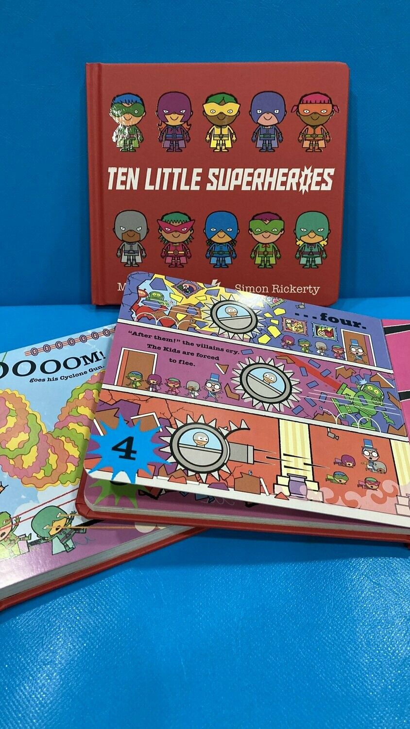 Ten Little Superheroes