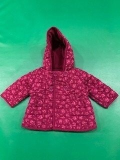 Pre-loved baby girl Pink Coat 0 - 3 months
