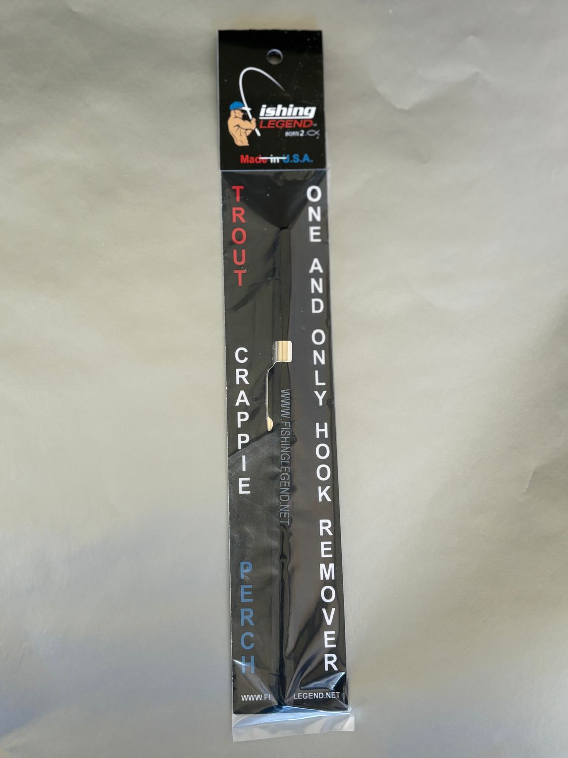 One and Only Hook Remover HR1-BLK.                        Black single