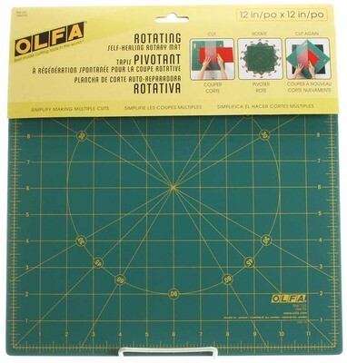OLFA Spinning Square Cutting Mat 12in