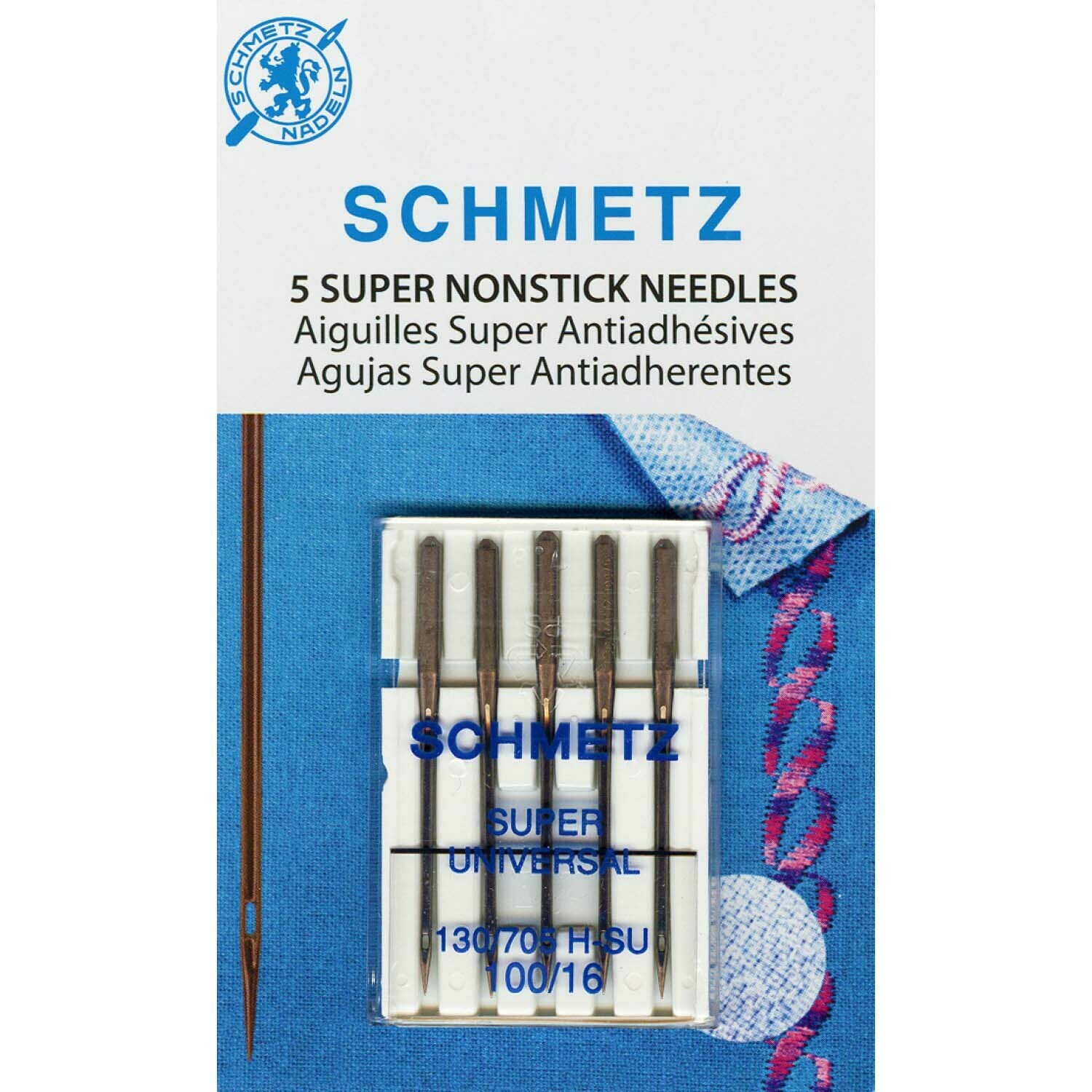 Schmetz Super Nonstick Needle, Size 100/16