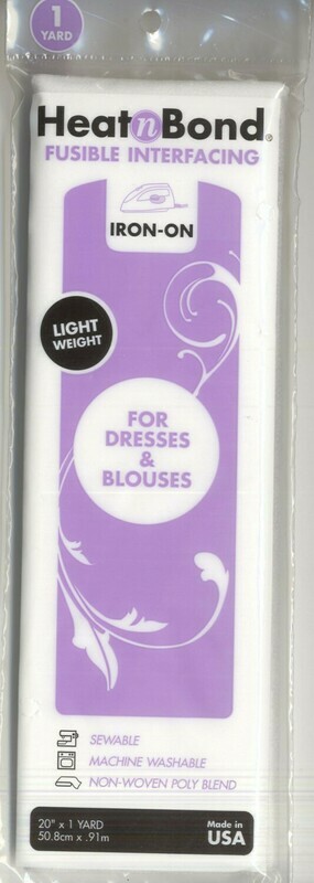 Heat N&#39; Bond Light Weight Fusible Interfacing 20in x 1yd