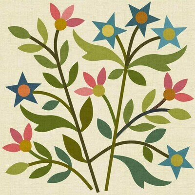 Silhouettes - Spring Bouquet LT Block 3 Silhouettes - Spring Bouquet LT Block 3