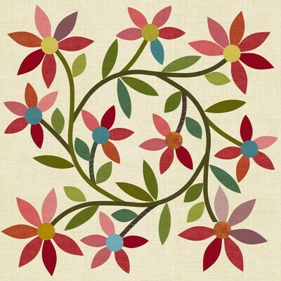 Silhouettes - Spring Bouquet LT Block 4 Silhouettes - Spring Bouquet LT Block 4