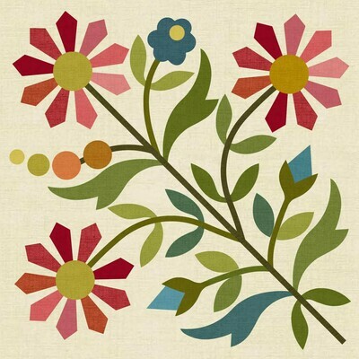 Silhouettes - Spring Bouquet LT Block 9 Silhouettes - Spring Bouquet LT Block 9
