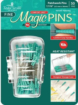 Tailor Mate Magic Fine Pins Patchwork 50pc