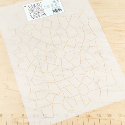 Quilting Stencil - Crackle Quilting Stencil - Crackle