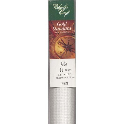 Aida Cloth 11ct White 15in x 18in Tube Pack Aida Cloth 11ct White 15in x 18in Tube Pack
