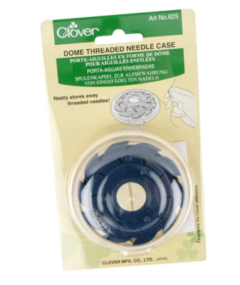 Clover Dome Threaded Needle Case