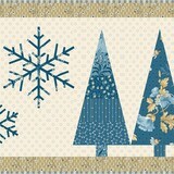 Pines Fabric Kit - Blue