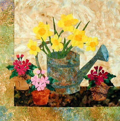Daffodils Wall Hanging Fabric Kit
