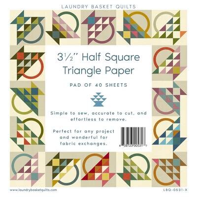 3½" Finished Triangle Paper - 10" x 10" fabric